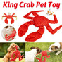 Pet Dog Toys Interactive Plush Dog Toys Durable for Puppy Small Dogs Bite Play V528-PET-TOY-CRAB-803468