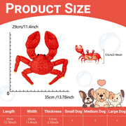 Pet Dog Toys Interactive Plush Dog Toys Durable for Puppy Small Dogs Bite Play V528-PET-TOY-CRAB-803468