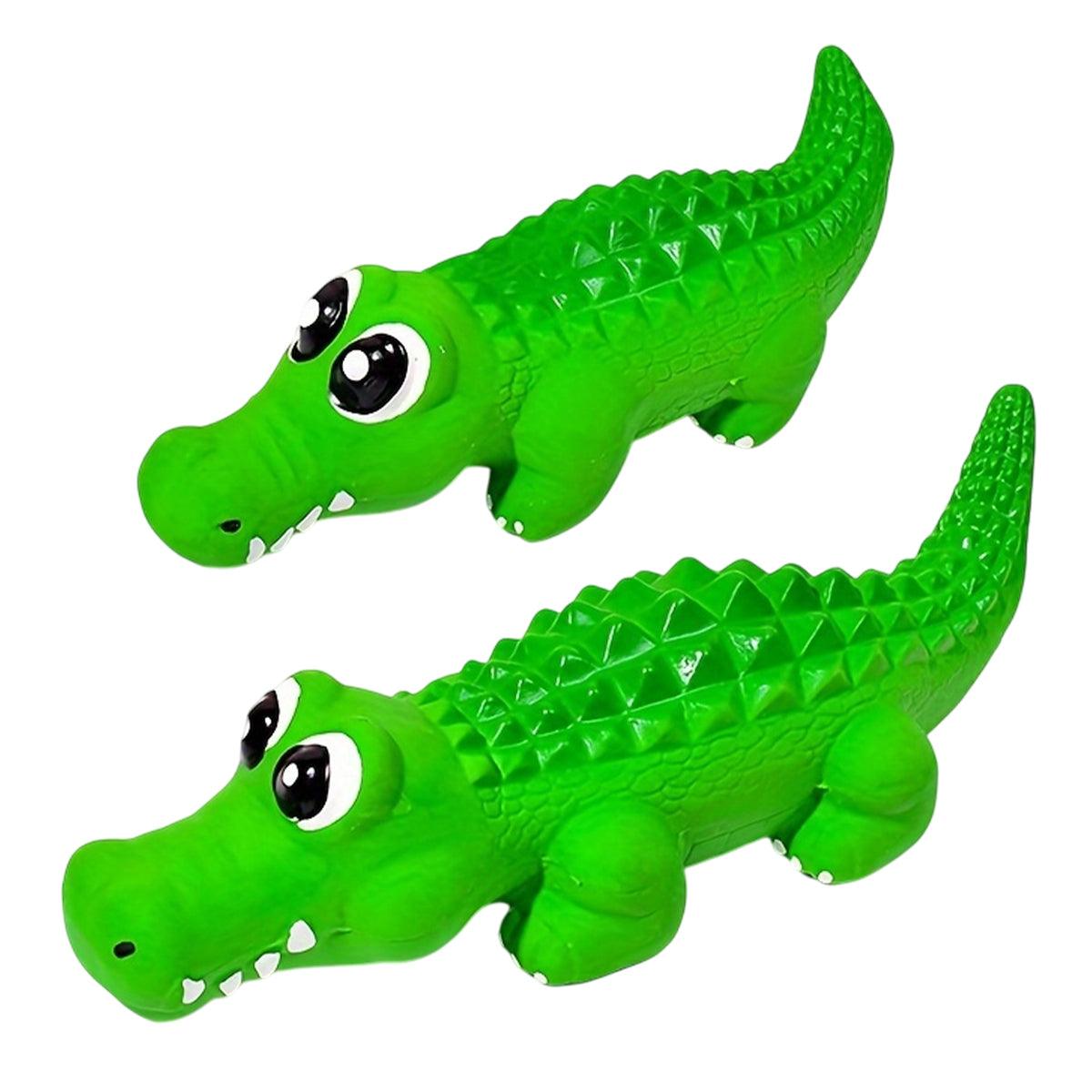 Pet Latex Toys Sounding Big Crocodile Dog Chew Toy Durable Playtime for Dogs - S V528-PET-TOY-CROCODILE-S-133592