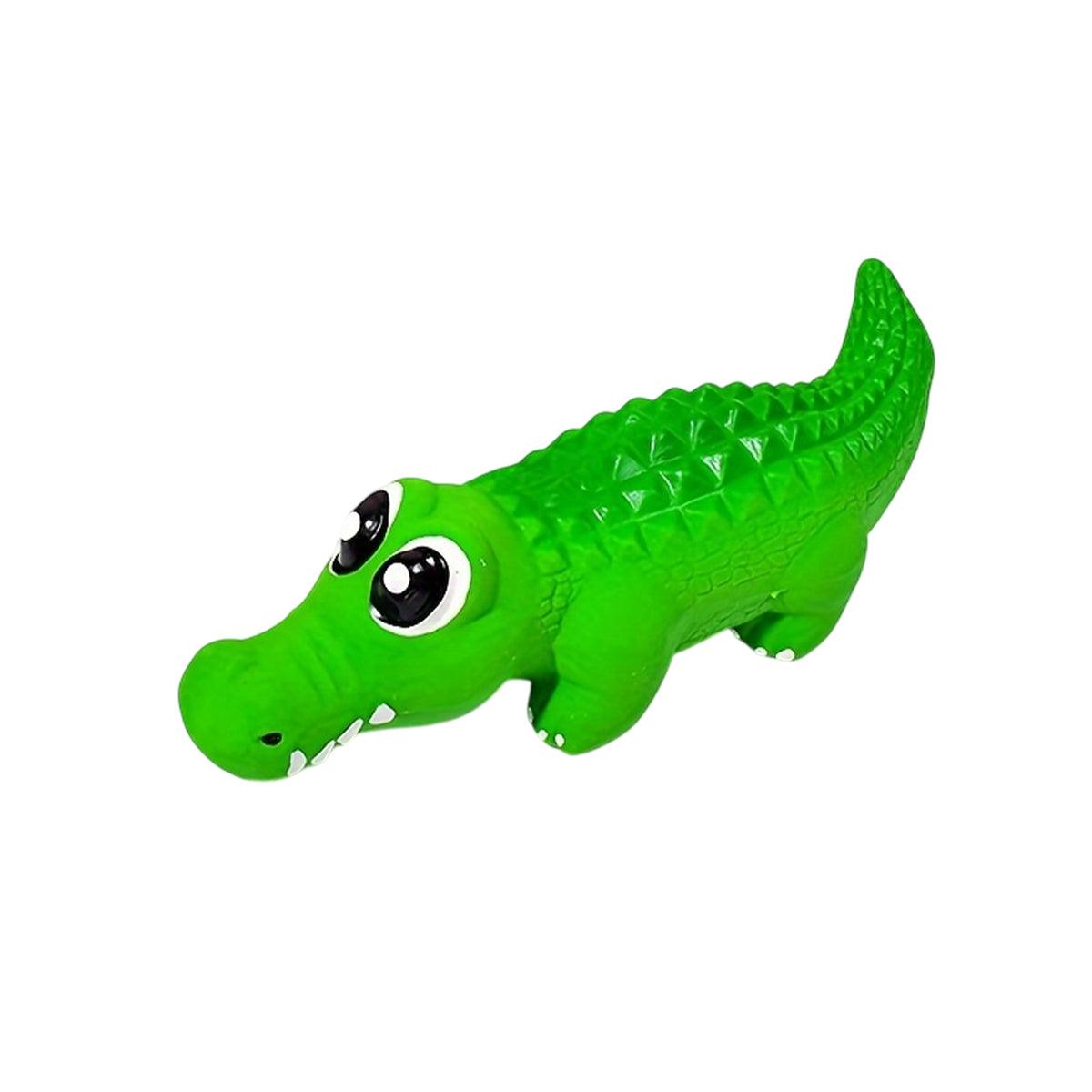 Pet Latex Toys Sounding Big Crocodile Dog Chew Toy Durable Playtime for Dogs - S V528-PET-TOY-CROCODILE-S-133592