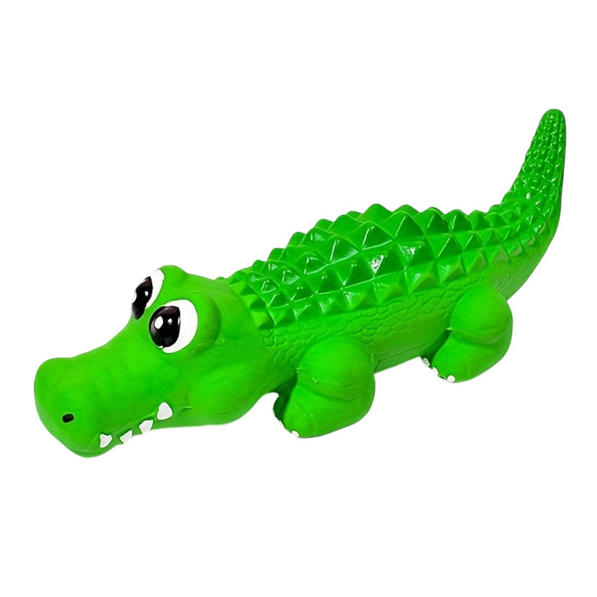 Pet Latex Toys Sounding Big Crocodile Dog Chew Toy Durable Playtime for Dogs - S V528-PET-TOY-CROCODILE-S-133592