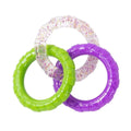 Interactive Dog Toys TRP Rubber Ring Teething Pet Rally Ring Chew Play Fetch - Green-Purple V528-PET-TOY-GREEN-PURPLE-178360