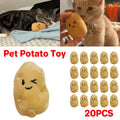 20PCS Handmade Cute Squeaky Little Potato Doll Pet Plush Doll For Dog Cat V528-PET-TOY-POTATO-20PCS-163895