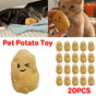 20PCS Handmade Cute Squeaky Little Potato Doll Pet Plush Doll For Dog Cat V528-PET-TOY-POTATO-20PCS-163895