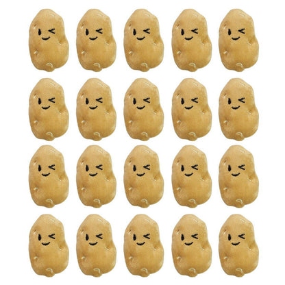 20PCS Handmade Cute Squeaky Little Potato Doll Pet Plush Doll For Dog Cat V528-PET-TOY-POTATO-20PCS-163895