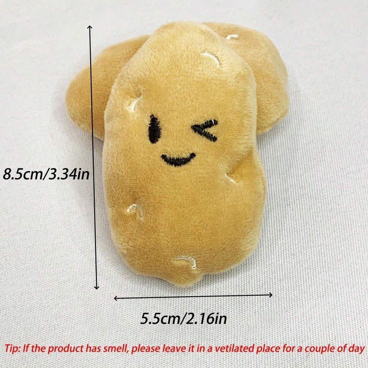 20PCS Handmade Cute Squeaky Little Potato Doll Pet Plush Doll For Dog Cat V528-PET-TOY-POTATO-20PCS-163895