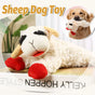 Lamb Shape Dog Toy Soft Plush Chew Toy for Puppy Small Dogs Squeaky Play Pet V528-PET-TOY-SHEEP-456454