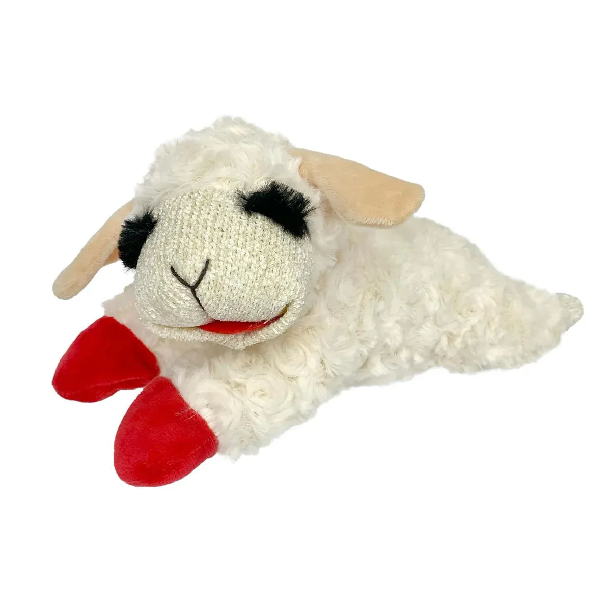 Lamb Shape Dog Toy Soft Plush Chew Toy for Puppy Small Dogs Squeaky Play Pet V528-PET-TOY-SHEEP-456454