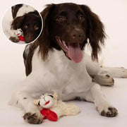 Lamb Shape Dog Toy Soft Plush Chew Toy for Puppy Small Dogs Squeaky Play Pet V528-PET-TOY-SHEEP-456454
