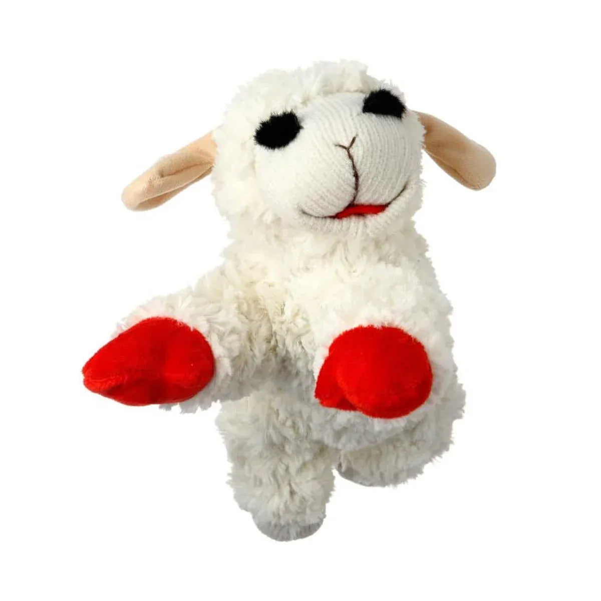 Lamb Shape Dog Toy Soft Plush Chew Toy for Puppy Small Dogs Squeaky Play Pet V528-PET-TOY-SHEEP-456454