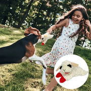 Lamb Shape Dog Toy Soft Plush Chew Toy for Puppy Small Dogs Squeaky Play Pet V528-PET-TOY-SHEEP-456454