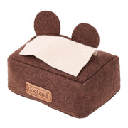 Dog Sniff Training Toy Plush Scent Training Aid for Puppies Interactive Pet Toy - Grey V528-PET-TOY-TISSUE-BOX-GREY-313100