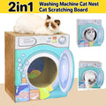 2in1 Cat Scratching Board Cat House Combination Durable Cat Bed and Scratcher V528-PET-TOY-WASHING-MACHINE-193396