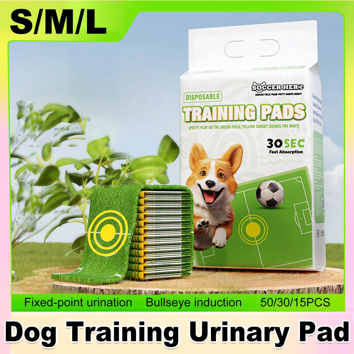 Pet Urinal Pads for Dogs Bullseye Diaper Pads Leakproof Pet Training Pads Dogs - L-15PCS V528-PET-TRAINING-PAD-L-457452