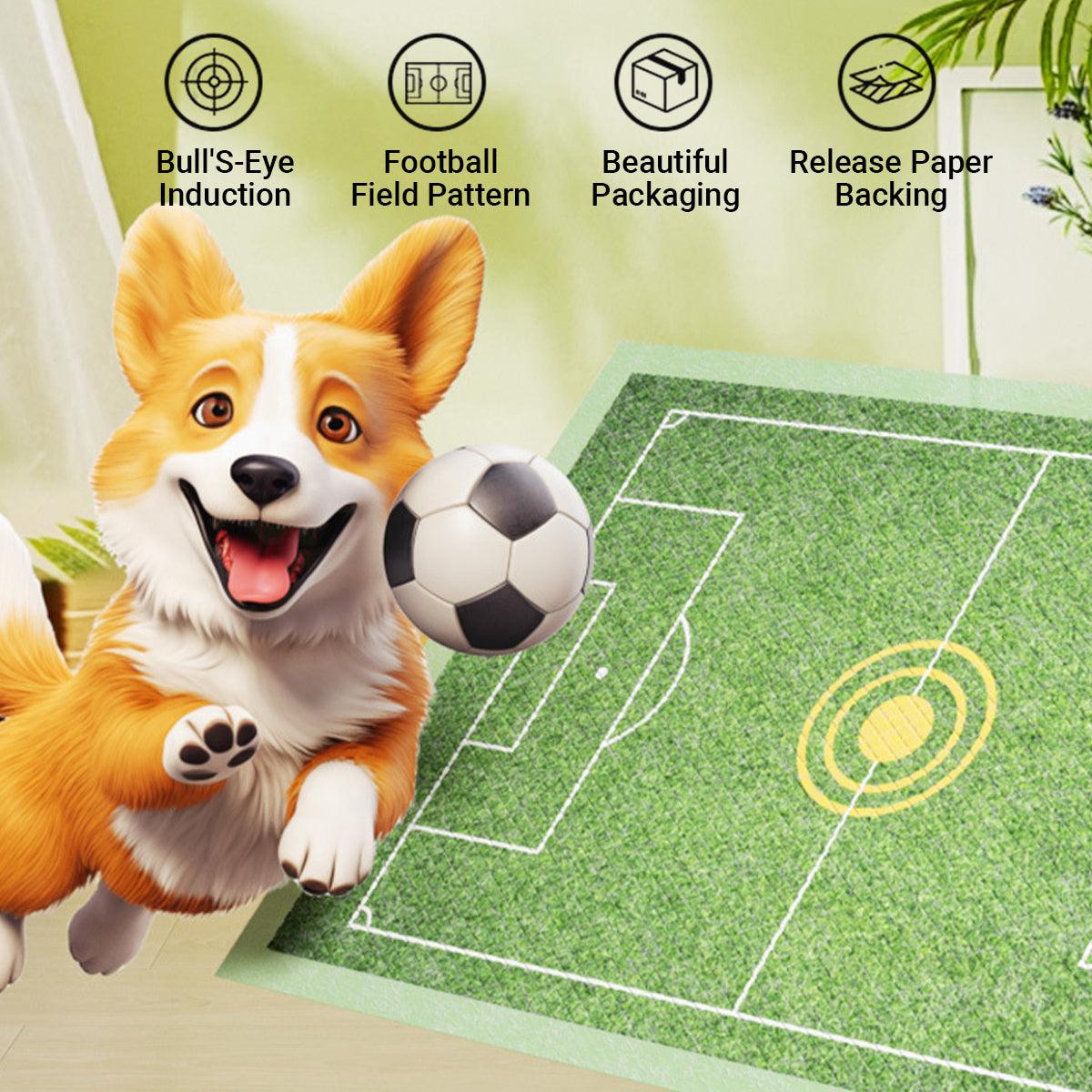 Pet Urinal Pads for Dogs Bullseye Diaper Pads Leakproof Pet Training Pads Dogs - L-15PCS V528-PET-TRAINING-PAD-L-457452