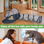 Outdoor Pet Tent Nest Foldable Cat Tunnel Playhouse Portable Shelter for Cats V528-PET-TUNNEL-940324