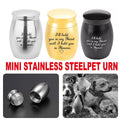Cremation Urn Holder for Ashes Small Dog Cat Pet Memorial Keepsake Box Funeral - Black V528-PET-URN-MINI-BLACK-399792