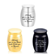 Cremation Urn Holder for Ashes Small Dog Cat Pet Memorial Keepsake Box Funeral - Black V528-PET-URN-MINI-BLACK-399792