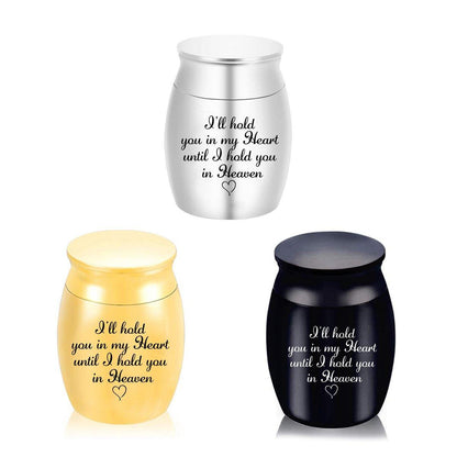 Cremation Urn Holder for Ashes Small Dog Cat Pet Memorial Keepsake Box Funeral - Black V528-PET-URN-MINI-BLACK-399792