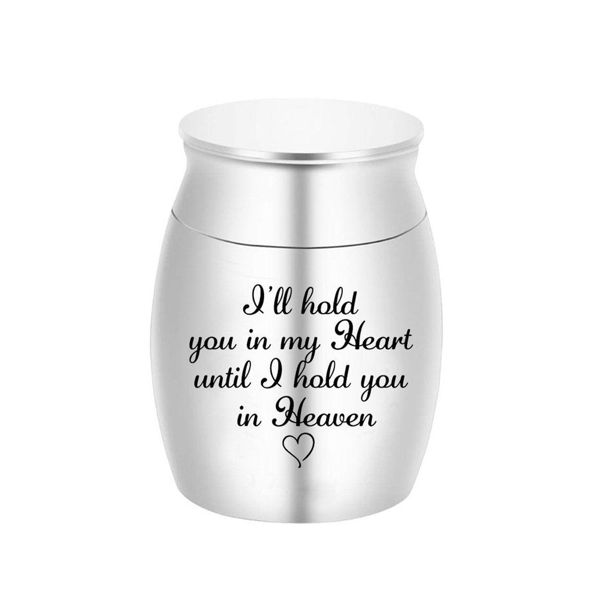 Cremation Urn Holder for Ashes Small Dog Cat Pet Memorial Keepsake Box Funeral - Black V528-PET-URN-MINI-BLACK-399792