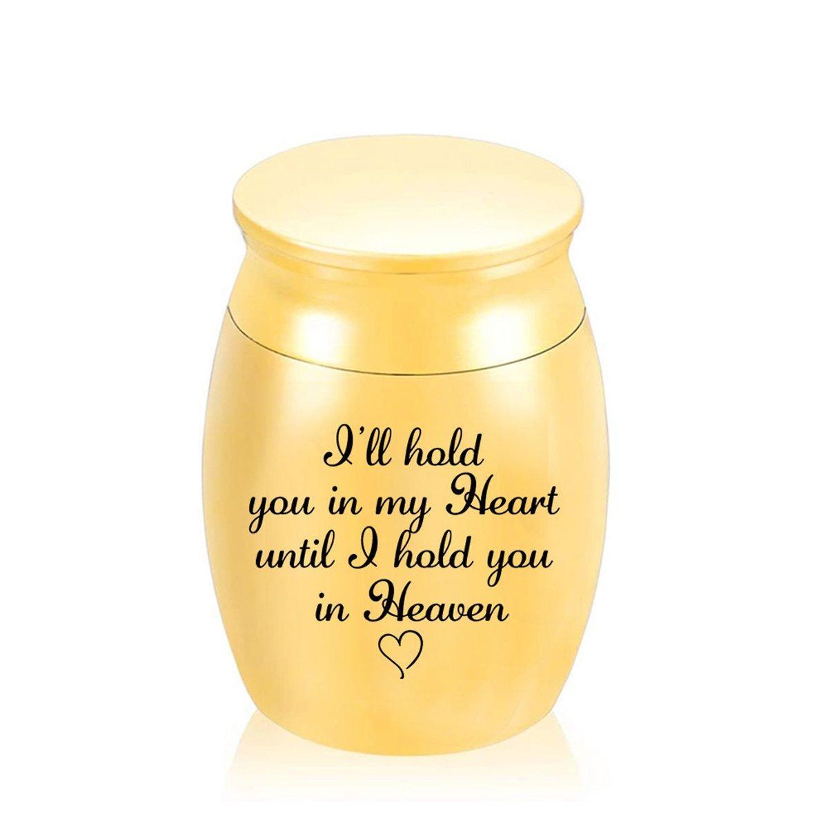 Cremation Urn Holder for Ashes Small Dog Cat Pet Memorial Keepsake Box Funeral - Black V528-PET-URN-MINI-BLACK-399792