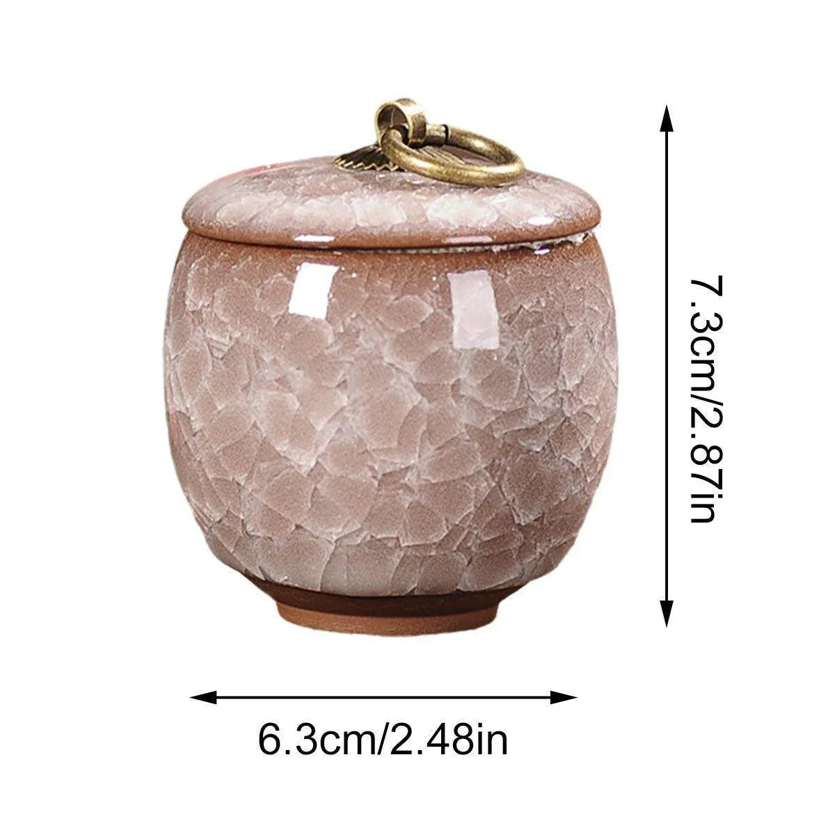 Small Pet Urn for Ashes Memorial Keepsake Urns for Dog Cat Cremation Remains - Green V528-PET-URN-SET-GREEN-627034