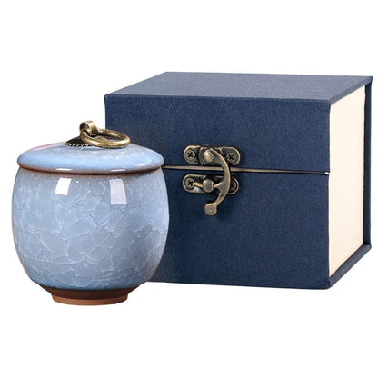 Small Pet Urn for Ashes Memorial Keepsake Urns for Dog Cat Cremation Remains - Green V528-PET-URN-SET-GREEN-627034