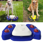 Automatic Water Feeder Dispenser with Bath Spray and Footstep Dog Toys for Pets - Blue V528-PET-WATER-FEEDER-BLUE-114859