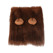 Lion Costume Mane Wig Large Dog Fancy Dress Up Party for Pet Halloween Clothes - Light Brown-S V528-PET-WIG-LION-LIGHT-BROWN-S-886599