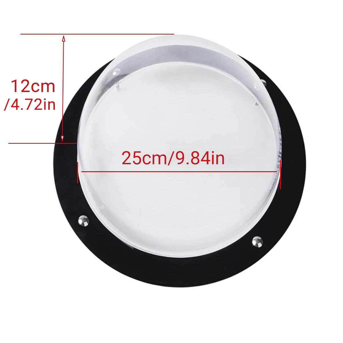 Dog Porthole Window Round Transparent for Fence Pet Peek Look Out Durable Dome V528-PET-WINDOW-444982