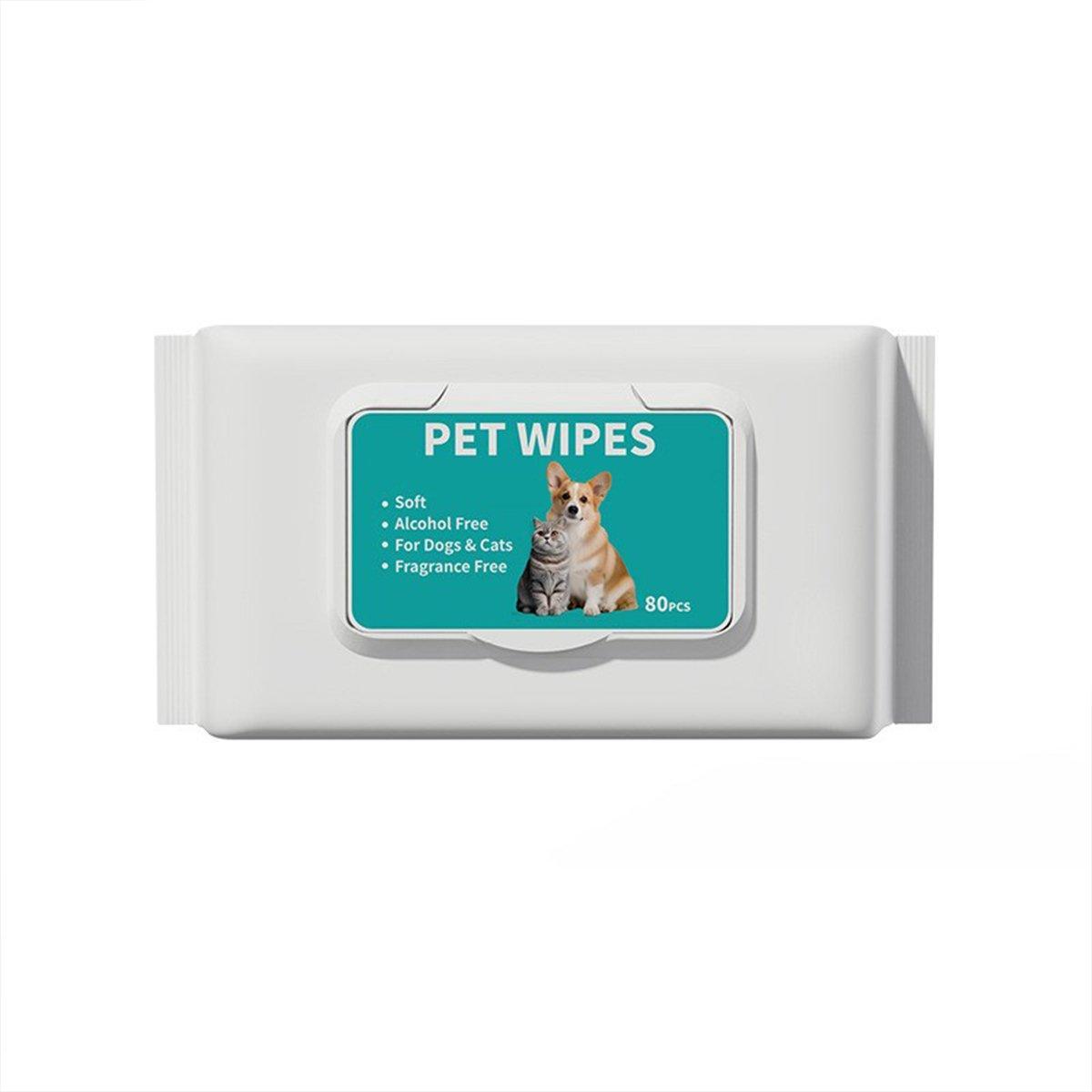 Pet Ear Cleaning Wipes Dogs Cats Gentle Ear Care Wipes Healthy Ears V528-PET-WIPES-170704