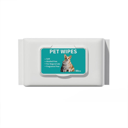Pet Ear Cleaning Wipes Dogs Cats Gentle Ear Care Wipes Healthy Ears V528-PET-WIPES-170704