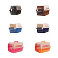 Portable Pet Travel Carrier Crate for Dog Cat Rabbit Ventilated Transport Box - Black V528-PETAIRBO-BLACK-S-97497