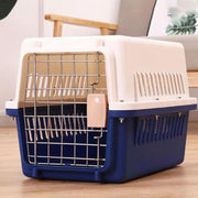 Portable Pet Travel Carrier Crate for Dog Cat Rabbit Ventilated Transport Box - Blue V528-PETAIRBO-BLUE-S-86566
