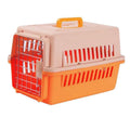 Portable Pet Travel Carrier Crate for Dog Cat Rabbit Ventilated Transport Box - Orange V528-PETAIRBO-ORANGE-S-77495