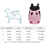 M Size Pet Carrier Dog Cat Puppy Front Back Backpack Shoulder Carry Sling Pouch Bag - Black V528-PETBACKPACK-BLACK-M-67082