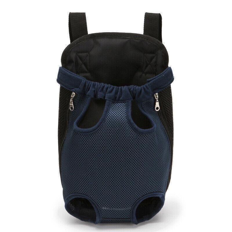 M Size Pet Carrier Dog Cat Puppy Front Back Backpack Shoulder Carry Sling Pouch Bag - Black V528-PETBACKPACK-BLACK-M-67082