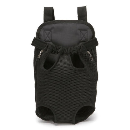 M Size Pet Carrier Dog Cat Puppy Front Back Backpack Shoulder Carry Sling Pouch Bag - Pink V528-PETBACKPACK-PINK-M-43487