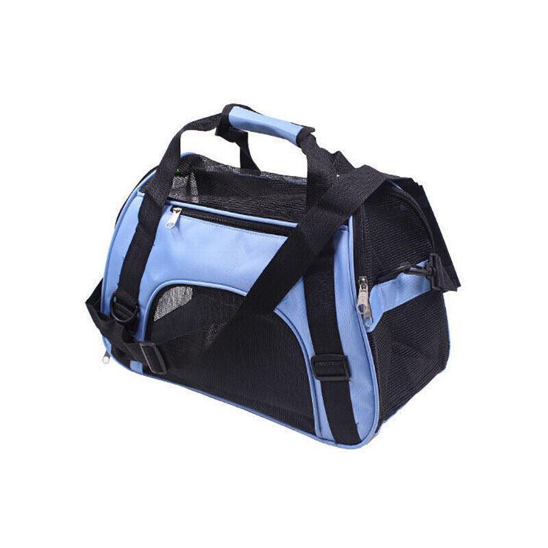 Pet Carrier Bag Portable Large Cat Dog Comfort Tote Travel Bag Airline Approved - Blue V528-PETBAG-BLUE-54551