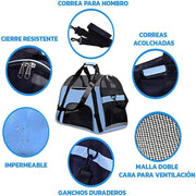 Pet Carrier Bag Portable Large Cat Dog Comfort Tote Travel Bag Airline Approved - Green V528-PETBAG-GREEN-44286