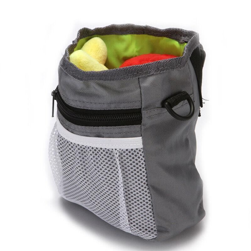 Dog Training Treat Pouch Pet Snack Bag Large Capacity Puppy Waist Bags Agility - Grey V528-PETBAG-GREY-736786
