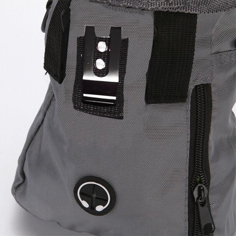 Dog Training Treat Pouch Pet Snack Bag Large Capacity Puppy Waist Bags Agility - Grey V528-PETBAG-GREY-736786