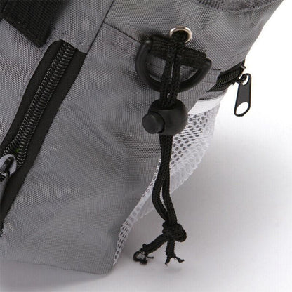 Dog Training Treat Pouch Pet Snack Bag Large Capacity Puppy Waist Bags Agility - Grey V528-PETBAG-GREY-736786