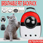 Cat Dog Backpack Carrier Breathable Pet Carrier Bag for Outdoor Travel - Penguin V528-PETBAG-PENGUIN-58866