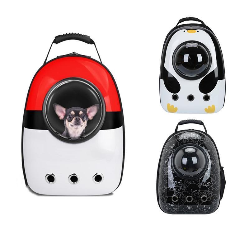Cat Dog Backpack Carrier Breathable Pet Carrier Bag for Outdoor Travel - Penguin V528-PETBAG-PENGUIN-58866