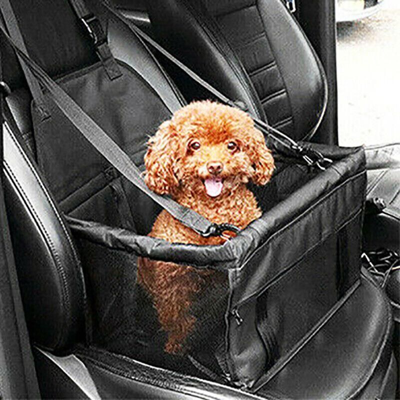 Pet Car Booster Seat Travel Carrier Basket for Cats Dogs with Secure Design - Blue V528-PETBASKET-BLUE-201584