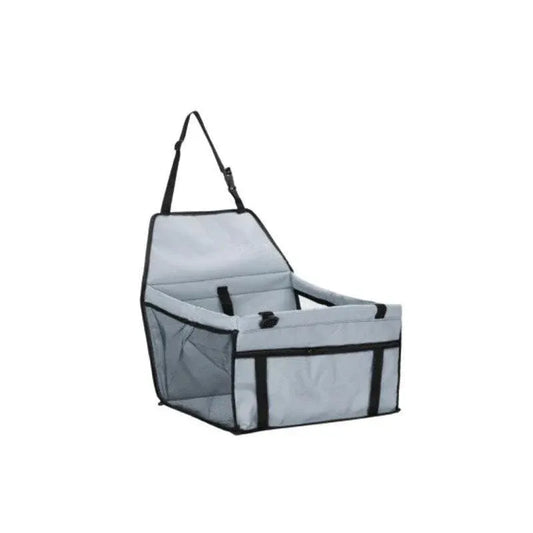 Pet Car Booster Seat Travel Carrier Basket for Cats Dogs with Secure Design - Grey V528-PETBASKET-GREY-365241