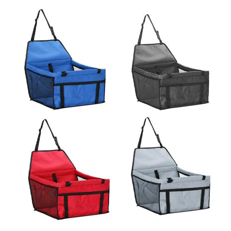 Pet Car Booster Seat Travel Carrier Basket for Cats Dogs with Secure Design - Grey V528-PETBASKET-GREY-365241