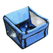 Pet Car Booster Seat Travel Carrier Basket for Cats Dogs with Secure Design - Red V528-PETBASKET-RED-305214