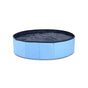 Pet Swimming Pool Foldable Portable Pool for Dogs Outdoor Summer Play - Blue-120x30cm V528-PETBATH-LIGHTDARKBLUE-120-30-206089